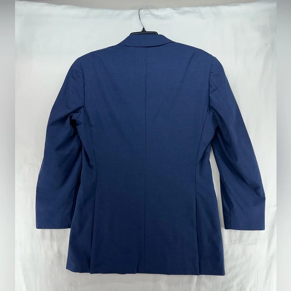 INDOCHINO Mens Solid Blue WOOL Sport Coat‎ Suit Jacket Blazer NEW NWT 36